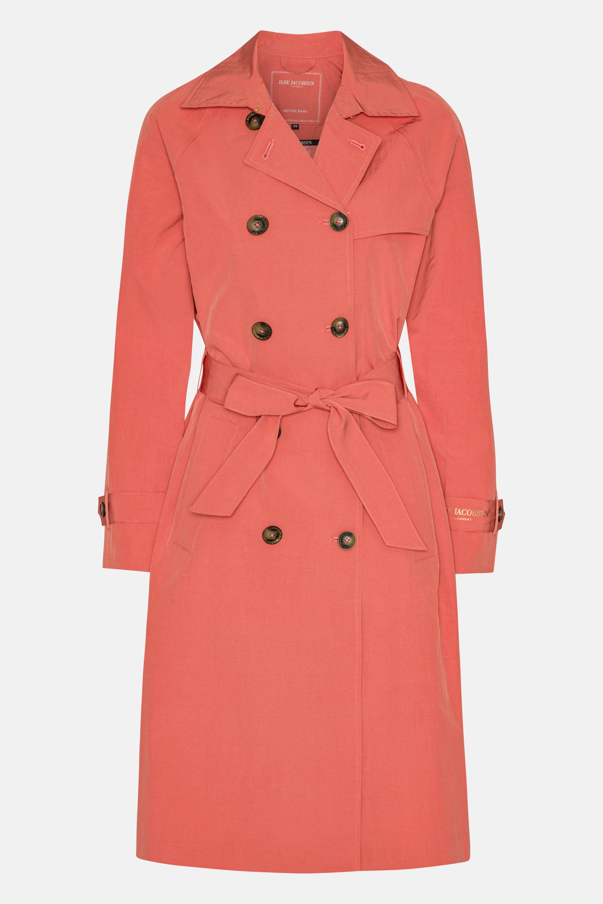 Teknisk Regnfrakke Trench - Spiced Coral